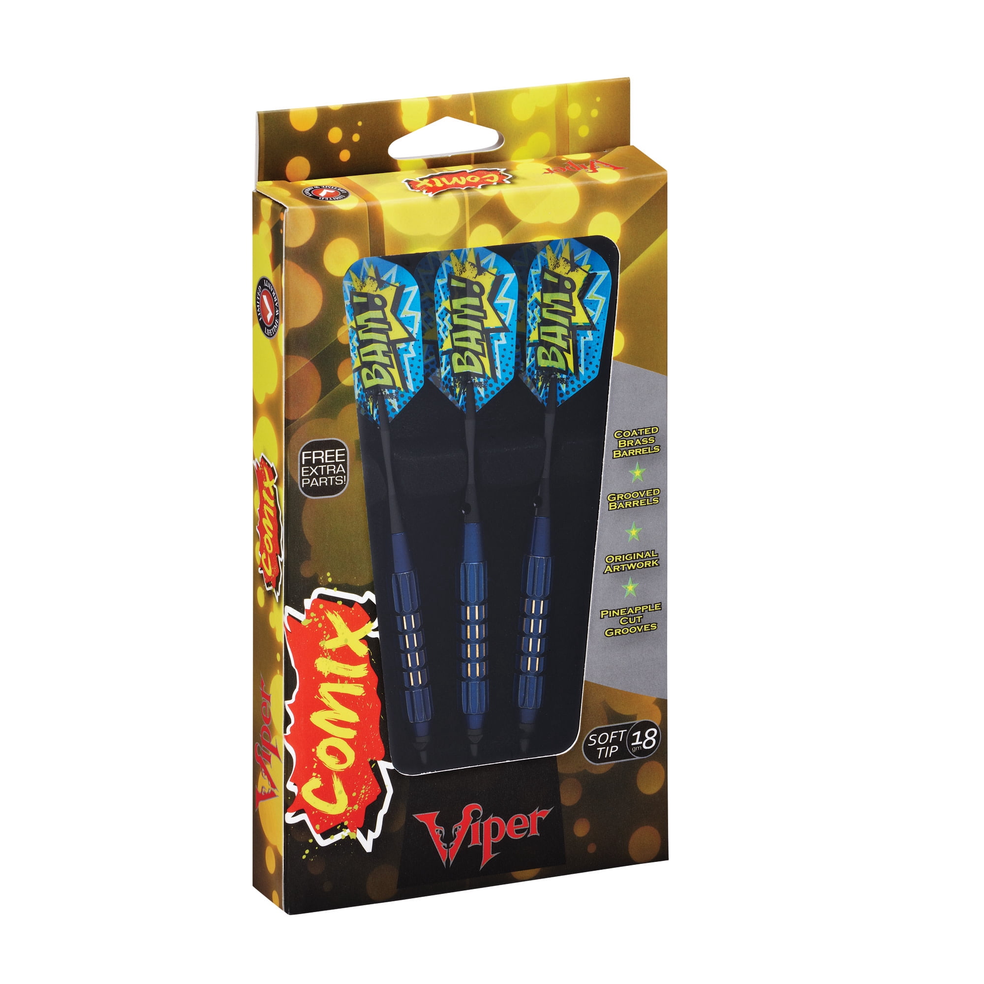 Viper Comix "BAM!" Soft Tip Dart Set, 18 Grams