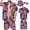 Style C, variant on Hawaiian Shirts for Men, Mens T Shirt and Short Bucket Hat Sunglasses Set Short Sleeve Tropical Summer Beach Vacation Fancy Costume Adult Outfit