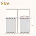 thumbnail image 2 of Cortinas Jinchan de lino a rayas para cocina, 66 x 76 cm, 2 paneles, 2 of 8