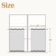 thumbnail image 2 of Cortinas Jinchan de lino a rayas para cocina, 66 x 76 cm, 2 paneles, 2 of 8