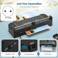 thumbnail image 2 of 4-in-1 Laminator Thermal Lamination Kit Laminator Machine for Office Home Classroom-EU Plug, 2 of 8