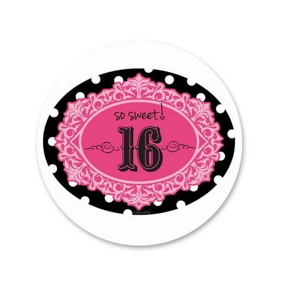 Sweet 16 Edible Icing Image Cake Decoration Topper -1/4 Sheet