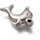 thumbnail image 3 of 10 colgantes de metal de acero inoxidable 201 con forma de delfín., 3 of 3