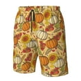 thumbnail image 5 of Naloa Pumpkin And Sunflower Men's Beach Shorts, Surfing shorts, Swim trunks, Quick Dry Swim Trunks for Surfing Beach Fun - 3X-Large, 5 of 9