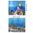 thumbnail image 2 of Unique Bargains Aquarium Background Poster Double-sided Fish Tank Background Decorative Paper Sticker 32.28"x27.56", 2 of 7