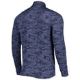 thumbnail image 3 of Men's Antigua College Navy Seattle Seahawks Brigade Quarter-Zip Sweatshirt, 3 of 4