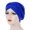 Blue, variant on Baseball Caps India Muslim Solid One Tail Chemo Beanie Scarf Turban Warm Wrap Cap Caps Gifts
