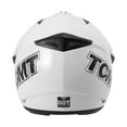 thumbnail image 6 of TCMT DOT Motorcross Full Face Helmet Flip up Dual visor Adult Motorcycle Helmet for Atv Offroad Street Dirt Bike White M Size, 6 of 10