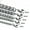 2.5mm, variant on 2.5/3/4/5/6/8mm 316L Man Woman Stainless Steel Wheat Braided Chains 7.5''-36''