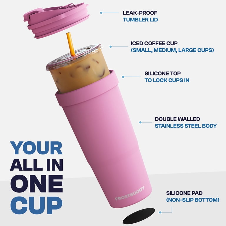 Frost Buddy Togo Buddy | 30 oz Stainless Steel Vacuum Insulated Tumbler |  To Go Coffee Cup  Reusable, Iced Coffee Cups, Travel Mug, Thermal Cup for  Hot & Cold Drinks, Dunkin
