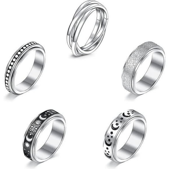 Anxiety Ring For Women Spinner Ring 7