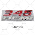 thumbnail image 1 of 3d Metal 345 Hemi Engine Logo 392 Hemi Emblem Badge Car Stickers Decal For Dodge Charger Caliber Jeep Car Styling Accessories, 1 of 5