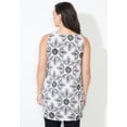 thumbnail image 3 of Catherines Women's Plus Size Breezeway Georgette High-Low Tunic Tank, 3 of 6