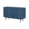 thumbnail image 6 of 55.3"  Sideboard Buffet Cabinet with 4 Doors and Adjustable Shelves, Minimalist Style Wooden Console Table Accent Cabinet, Suitable for Living Rooms, Entrance and Study Rooms, 6 of 7
