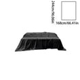 thumbnail image 3 of Sábana plana de satén con tacto sedoso | Sábana individual suave y lisa para cama | Resistente a las arrugas y a la decoloración | Ropa de cama hipoalergénica de fácil cuidado para el dormitorio., 3 of 6