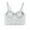 White, variant on Women's Wireless Bra Trendy Women's Fashion Corset Fishbone Bra Wearing Sequin Bead Hanging Strap Bra Convertible Bra Style F-252 Khaki M