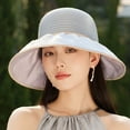 thumbnail image 2 of Military Cap Beret And Trilby Hat, Red Beret, Straw Fedora, for Fisherman Hat Women's Hat Bridal Wedding Tea Party Wide Brimmed Summer Sun Hat Ladies Outdoor Elegant Temperament Sun Hat, 2 of 5