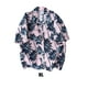 thumbnail image 5 of Sonducket Camisetas de manga corta informales con estampado geométrico para hombre, ropa holgada, camisas hawaianas, vacaciones de un solo pecho Camisetas Rosa SG, 5 of 5
