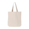 thumbnail image 3 of OAD - Gusseted Tote - OAD106 - Natural - Size: One Size, 3 of 3