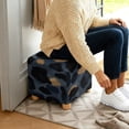 thumbnail image 5 of SCRAWLGOD Abstract Leopard Print Rectangular Ottoman Cover, Storage Ottoman Slipcover Stretch Footrest Stool Covers Breathable Furniture Protectors Spandex Jacquard Fabric, 5 of 7
