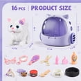 thumbnail image 6 of Gelomee 16 Pcs Cat Toys Interactive for Kids, Stuffed Animals for Girls, Plushie Toy for Toddler Boys with Talking , Birthday Gifts for 1-3 Year Old, 6 of 9
