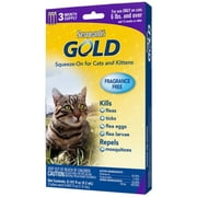 Sergeant's Gold Flea and Tick Squeeze-On Cat Over 5-Pound