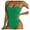 Dark Green, variant on Womens Scoop Neck One Piece Swimsuit High Leg Ribbed Bathing Suits Hollow Side One-Piece Swimwear Sexy Monokini