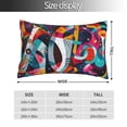 thumbnail image 2 of Balery Abstract Jazz Instrumental Funda de Cojín Estampada, Regalos para Mujeres, Regalos de Amor para Ella, Regalos para Novia o Esposa, Funda de Almohada-14"x20", 2 of 6