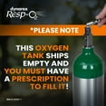 thumbnail image 6 of Dynarex Resp-O2 M24 Oxygen E-Cylinder with CGA 870 Toggle Valve - 4.6L Standard Size Oxygen Cylinder - Lightweight Aluminum Portable Tank with 680L Oxygen Capacity, 6 of 7