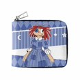 thumbnail image 1 of Cartera de piel sintética delgada con doble pliegue con personajes de anime de Wallet Circus, 1 of 2