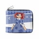 thumbnail image 1 of Cartera de piel sintética delgada con doble pliegue con personajes de anime de Wallet Circus, 1 of 2