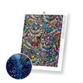 thumbnail image 1 of Plumes et Fleurs - Kit de Peinture Diamant Premium, 1 of 5