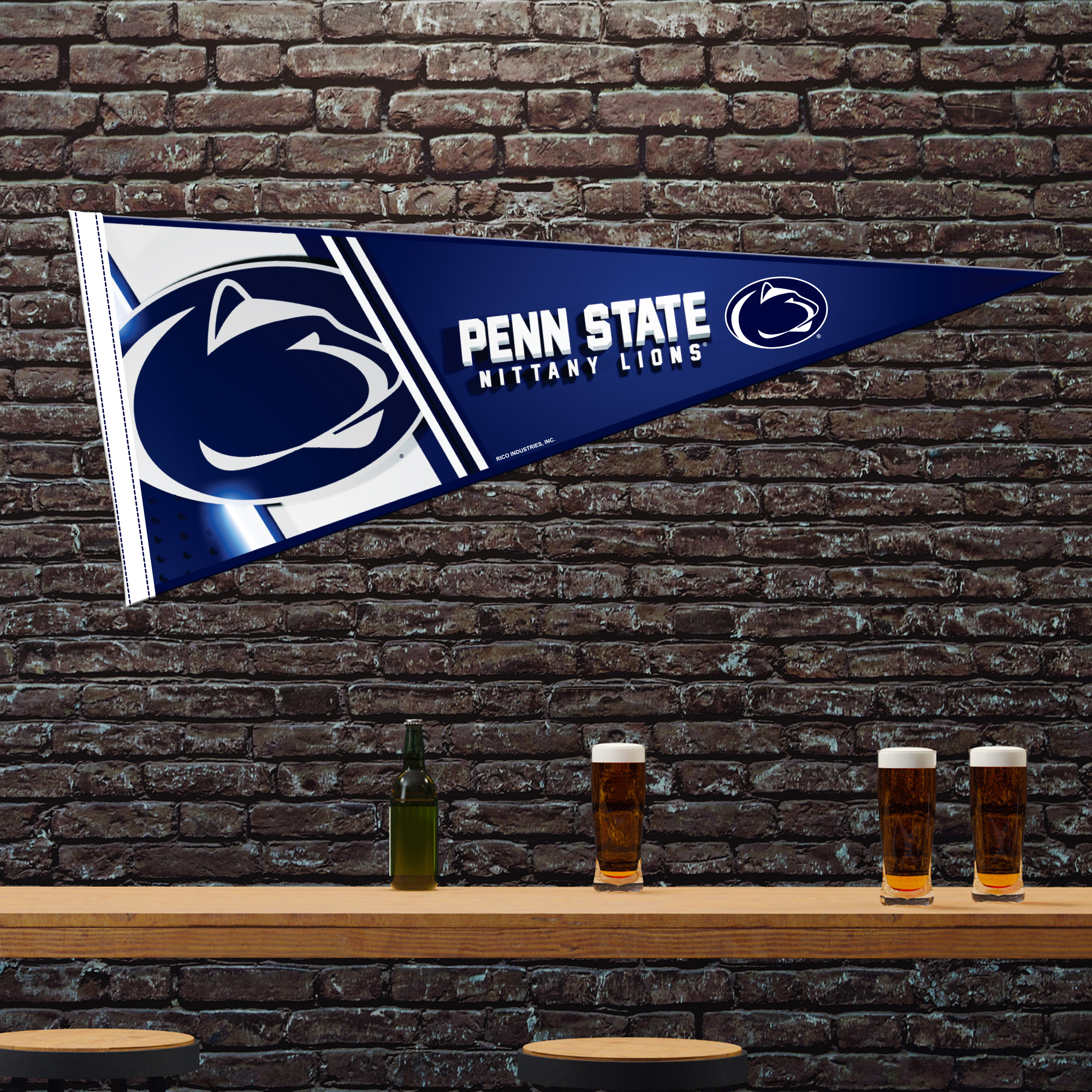 Penn State Soft Felt 12" X 30" Pennant With Header Card