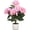 2Pcs set Pinch, variant on QinaQin Set of 2 Artificial Curled Pink Rose Trees – Lifelike Silk-Like Blooms in White Pots – Faux Indoor Outdoor Decorative Plants for Home, Office, Porch, Patio – Pink, Curled Rose, 54cm, Two