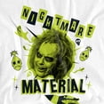thumbnail image 2 of Beetlejuice Beetlejuice Nightmare Material Women's T Shirt, White, X-Large, 2 of 4