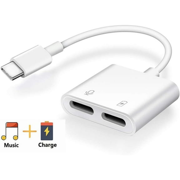 USB C Headphone and Charger Adapter USB C Audio Jack Adapter USB C Earphone Jack Adapter Compatible with Google Pixel 3/3 XL/4/4 XL,Samsung Galaxy S20 ultra/S20 /S20/note