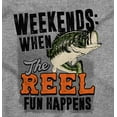 thumbnail image 2 of Fishing Weekend When Reel Fun Happens Long Sleeve TShirt Men Women Brisco Brands S, 2 of 6