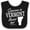 Black and White, variant on Inktastic Someone in Vermont Loves Me Boys or Girls Baby Bib