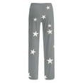 thumbnail image 5 of Fewfanhot Pants for Women Casual Lounge Pants Bow Printed Pajama Bottoms with Pockets Drawstring, 5 of 6