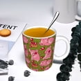thumbnail image 5 of Yiaed Cartoon Pigs Print Ceramics Coffee,Large Handle Design,Extra Large Tea and Coffee Cup for Office and Home Mugs, 5 of 6