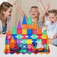 thumbnail image 4 of PICASSO-TILES Magnetic Tiles for Kids, 82PCS Construction STEM Building Blocks Educational Toy, 4 of 9