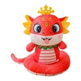 thumbnail image 3 of Vaveren Chinese New Year Snake Plush Toy Lunar New Year Ornament Party Favors Gift Snake Red, 3 of 8