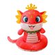 thumbnail image 3 of Serpiente de peluche china, juguete de serpiente, accesorio para fotos, manualidades, regalo decorativo de primavera Rojo, 3 of 9
