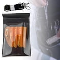thumbnail image 4 of Bolsa de tijeras de peluquero Bolsa de tijeras de peluquero con cinturón Bolsa de cintura de peluquero portátil de cuero de PU Bolsa de peluquería Naranja Claro Fernando Estuche para tijeras de peluquero, 4 of 8