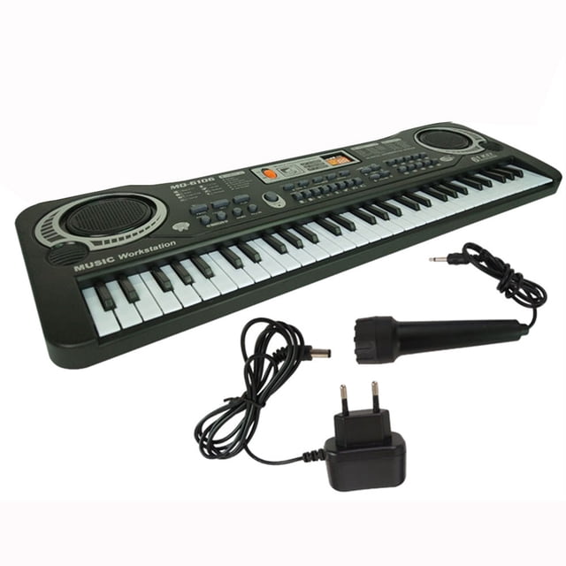 Big Save,HWRETIE Musical Instruments Clearance,61 Keys Digital Music Electronic Keyboard,Key Board,Gift Piano Gift Eu