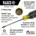 thumbnail image 5 of Klein Tools Torx Screwdriver Set 5 Pc, 5 of 7