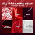 thumbnail image 5 of modelones Red Gel Nail Polish Set, 6 Colors 2026 Burgundy Bloody Wine Dark Red Jelly Pearl Glitter Gel Polish Silver Cat Eye Nail Polish with Liner Pen& Magnet& Wooden Stick LED Gift, 5 of 9