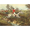 thumbnail image 2 of Henry, Alken 18x14 Gold Ornate Wood Framed with Double Matting Museum Art Print Titled - The English Hunt I, 2 of 4