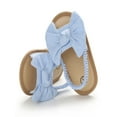 thumbnail image 5 of Luxsea Summer Baby Girls Shoes Non-Slip Canvas Bowknot Toddlers Newborn Infantil Sandals, 5 of 10