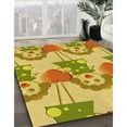 thumbnail image 2 of Ahgly Company Indoor Rectangle Patterned Bright Gold Yellow Area Rugs, 4' x 6', 2 of 6